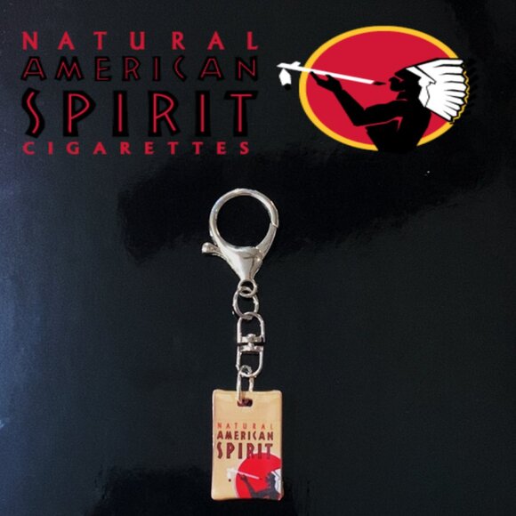American Spirits Other - American Spirit Tan Box Keychain – Mini Replica Collectible